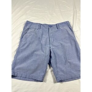 Urban Pipeline Men's‎ Chino Shorts Blue Cotton Blend Size 33